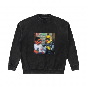 JUST KEY IT CREW NECK SWEATSHIRT